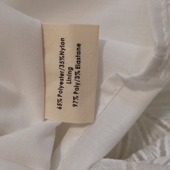 RACHEL Parcell  White A line Silhouette Skirt - Picture 9 of 15